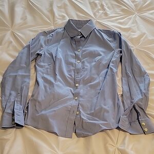 Banana Republic Women's Blue Dress Shirt
